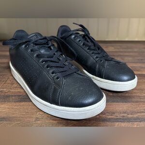 Adidas Cloudfoam Advantage Casual Sneakers AW3915 Black White Men Size 10.5